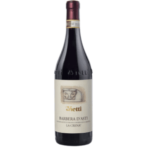 Vietti Barbera d'Asti La Crena DOCG is een echt meesterwerk geproduceerd van de populaire Barbera druif. Vietti heeft een rijke geschiedenis van bijna 150 jaar. Toen begon Carlo Vietti zijn wijnmakerij in het hart van de Langhe, op het hoogste punt van het middeleeuwse dorp Castiglione Falletto. Mario Vietti, Carlo's zoon, nam in 1917 de leiding.