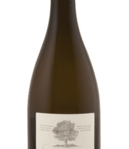 wijnfles gouden capsule wit wijnetiket