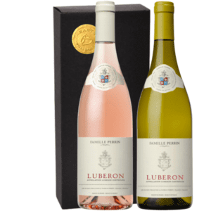 Geschenkdoos 2-flessen Perrin Luberon Blanc - Luberon Rosé
